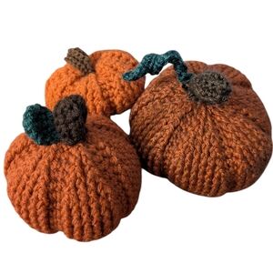 Handcrafted Crochet Pumpkins